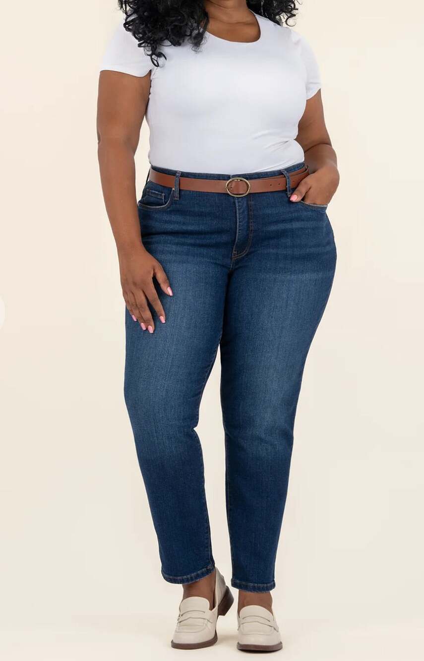Kut From the Kloth Reese High Rise dark wash Ankle Jeans Size 12